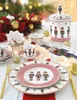 4er Set Kuchenteller NUTCRACKER Nussknacker D. 19cm Produktbild-Vorschau 3