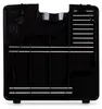 The image shows the inside of a black plastic component, likely a cover or door for an appliance. Produktbild-Vorschau