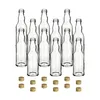 set di 12 bottiglie in vetro da 200 ml con collo e Anteprima dell’immagine prodotto 1