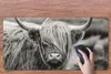 MuchoWow® Schreibtischunterlage Schottischer Highlander - Produktbild-Vorschau 3