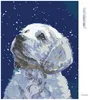 Diamondi - Diamond painting - WEIßES HUNDEWELPCHEN, 40X50 Produktbild-Vorschau 3