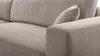 AX LIVING Beige Sofa U Form mit Schlaffunktion – Catea U Produktbild-Vorschau 4