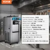 A commercial soft-serve ice cream machine in a kitchen setting, with a spec sheet overlay. Anteprima dell’immagine prodotto