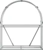 vidaXL Přístřešek na palivové dřevo Silver 120x45x140 cm Náhled obrázku produktu 4