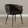 Bronx71 Esszimmerstuhl River Chenille braun Produktbild-Vorschau 1