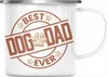 Trendation - Bester Hundepapa Ever Emaille Tasse Hunde Papa Produktbild-Vorschau 1