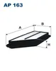 Luftfilter AP 163 für HONDA PRELUDE III IV V eckig Produktbild-Vorschau 2