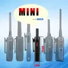 A lineup of walkie-talkies with one highlighted and labeled with dimensions. Anteprima dell’immagine prodotto