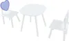Kindersitzgruppe 'Siljan' Tisch + 2 Stühle mit Herz-Design Produktbild-Vorschau 5