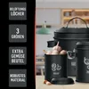 KitchenQuality Kartoffelaufbewahrungsbox 3er-Set aus Metall Produktbild-Vorschau 5