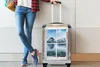 MuchoWow® Koffer Handgepäck Trolley Rollkoffer Kleine Produktbild-Vorschau 5
