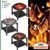 Deuba Braciere Rotondo Ø 55cm Attizzatoio Parascintille Anteprima dell’immagine prodotto 15