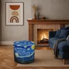 Bertoni pouf in velluto Van Gogh notte stellata - pouf Anteprima dell’immagine prodotto 3