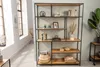 Industrial Bücherregal SLIM LINE 185x135cm Wildeiche Produktbild-Vorschau 3
