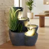 Springbrunnen Botana mit Beleuchtung Gartenbrunnen Produktbild-Vorschau 4