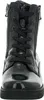 A close-up, front-facing view of a black leather boot. Anteprima dell’immagine prodotto