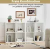 COSTWAY Bibliothèque à 4 compartiments, étagère cubique, Voir les images du produit 4
