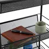 Relaxdays Rollwagen, 3 offene Ebenen, Metall, HxBxT: 62,5 x Produktbild-Vorschau 6