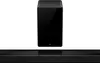 A black soundbar and subwoofer are displayed against a white background. Náhled obrázku produktu