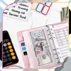 Organizer-Notizbuch-Budgetplaner-Finanzordner-Set in Rosa Produktbild-Vorschau 2