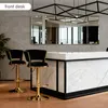 2er Set Barhocker aus Samt mit Lehne, 360° Drehbar, Produktbild-Vorschau 2