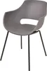 SIT Möbel Stuhl 2er-Set | Sitzschale Kunststoff grau | Produktbild-Vorschau 5