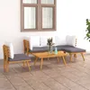 set da giardino da 8 pezzi con cuscini in legno massiccio Anteprima dell’immagine prodotto 17