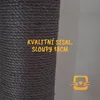 Škrabadlo do stropu Simba XXL sv. šedé, 57x57x250-275 cm Náhled obrázku produktu 9