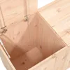 vidaXL Wäschetruhe 88,5x44x66 cm Massivholz Kiefer Produktbild-Vorschau 7