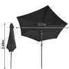 Parasol Jopassy Ø2,7 m Parasol de jardin pivotant à 360° Voir les images du produit 2