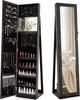 COSTWAY Armoire à bijoux, armoire à glace avec miroir Voir les images du produit 1