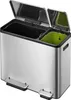 EKO - EcoCasa Recycler Treteimer 30+15 Liter - Stainless Produktbild-Vorschau 3