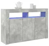vidaXL Sideboard Beton Grau 116 x 30 x 75 cm Holzwerkstoff Produktbild-Vorschau 3