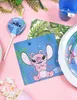 A table setting with party supplies featuring Disney characters. Podgląd zdjęcia produktu