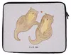 Mr. & Mrs. Panda Laptophülle Otter Hände halten 27 x 36 cm Produktbild-Vorschau 1