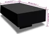vidaXL Couchtisch Hochglanz-Schwarz Produktbild-Vorschau 5