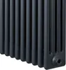 Radiador tubular de 4 columnas – 1800 mm x 290 mm – Gris Vista previa de la imagen del producto 9
