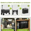 Mini Bollerwagen Faltbar bis 100 kg – Handwagen Klappbar Produktbild-Vorschau 5