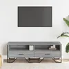 vidaXL TV-Schrank Grau Sonoma 122x34x41 cm Holzwerkstoff Produktbild-Vorschau 3