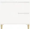 Badschrank Weiß 65x33x60 cm Holzwerkstoff Produktbild-Vorschau 8
