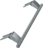A silver and gray cabinet handle is shown against a white background. Produktbild-Vorschau
