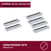 HOOZ 2x Kabeldurchführung Schreibtisch, 280mm Aluminium Produktbild-Vorschau 6