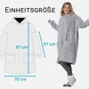 Hoodie Decke extra flauschig - kuscheliger und Warmer Produktbild-Vorschau 7