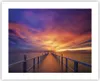 Poster - Poster ohne Rahmen - Himmel die Farben Pier - Produktbild-Vorschau 1
