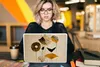 MuchoWow® Laptop Aufkleber Sticker Cover Blumen - Vintage - Produktbild-Vorschau 5