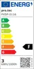 An energy efficiency label for a product. Anteprima dell’immagine prodotto