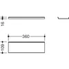 HEWI 950.13.0014 DC Ablage, 360mm, Produktbild-Vorschau 2