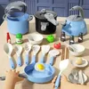 Kinderküche Zubehör Set - Spielküche Kochset mit Töpfen & Produktbild-Vorschau 9