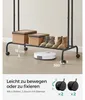 Kledingrek op wielen - Kledingrek - 2 kledingstangen - Productafbeelding-voorbeeld 5