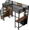 Flieks Etagenbett 90x200cm mit Schreibtisch und Steckdose, Produktbild-Vorschau 8